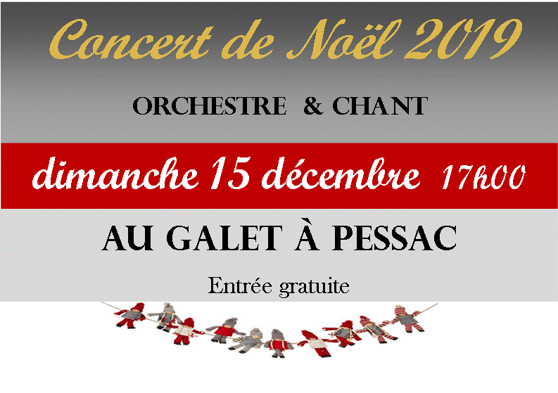 Concert de Noël des Orchestres des Ecoles de Musique de Pessac