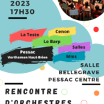 Rencontre des Orchestres Juniors - Dimanche 14/05 concert à 17h30 Salle Bellegrave Pessac
